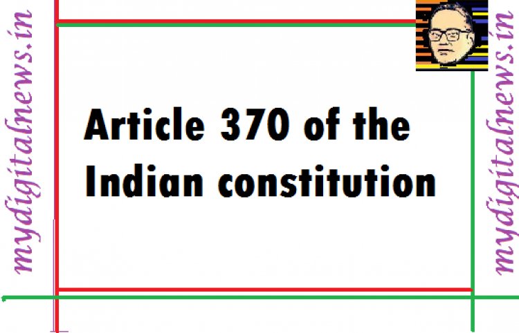 Article 370 of the Indian constitution