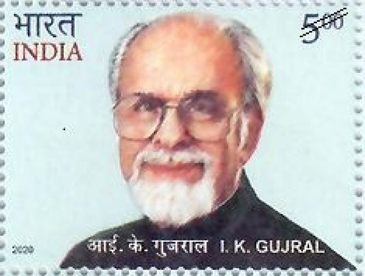I have great pleasure in releasing the first day cover of the stamp in memory of Shri Gujral -VP India