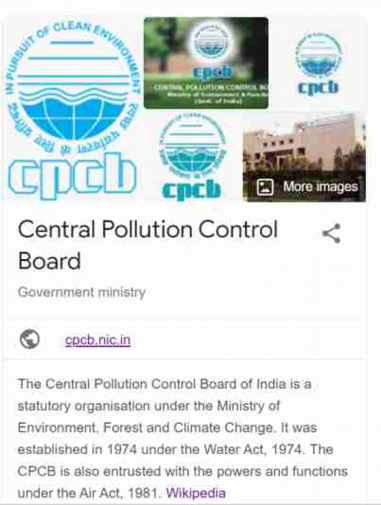 Every thing need to know about the Central Pollution Control Board