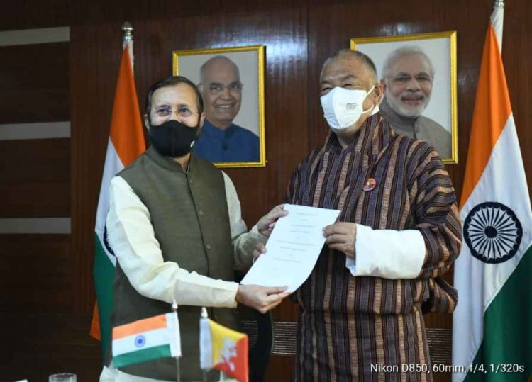 India and Bhutan inked MOU for cooperation in Environmental issues